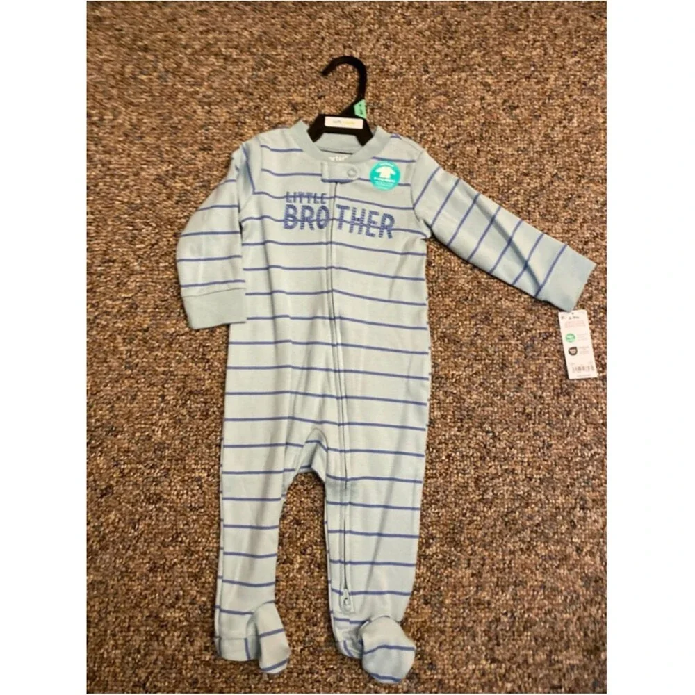 Baby Carter's Light Blue Striped 